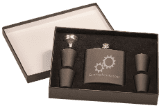 Flask Set, Presentation Box (Flask Set Color Options: Matte Black)