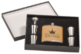 Flask Set, Presentation Box (Flask Set Color Options: Leather Bond)