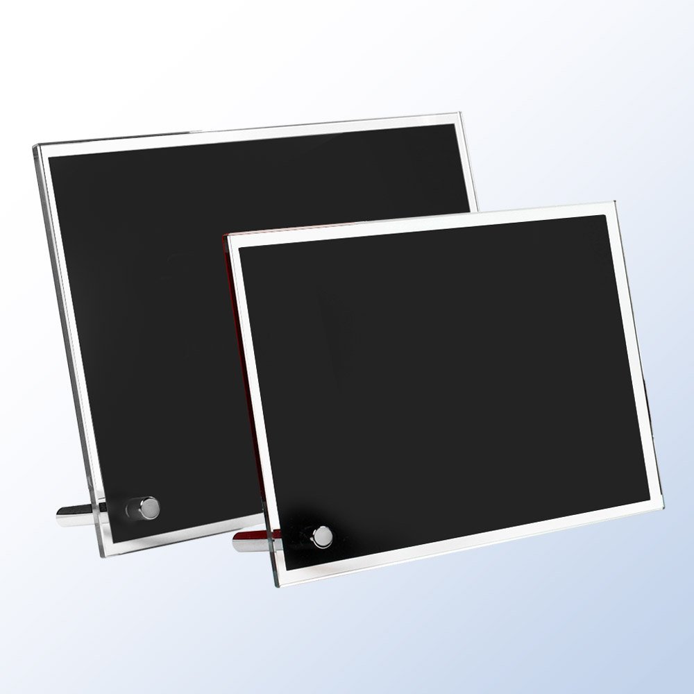 1PSM Black Chroma Plaque (Plaque: SM 5 x 7 Jade Glass, Black)