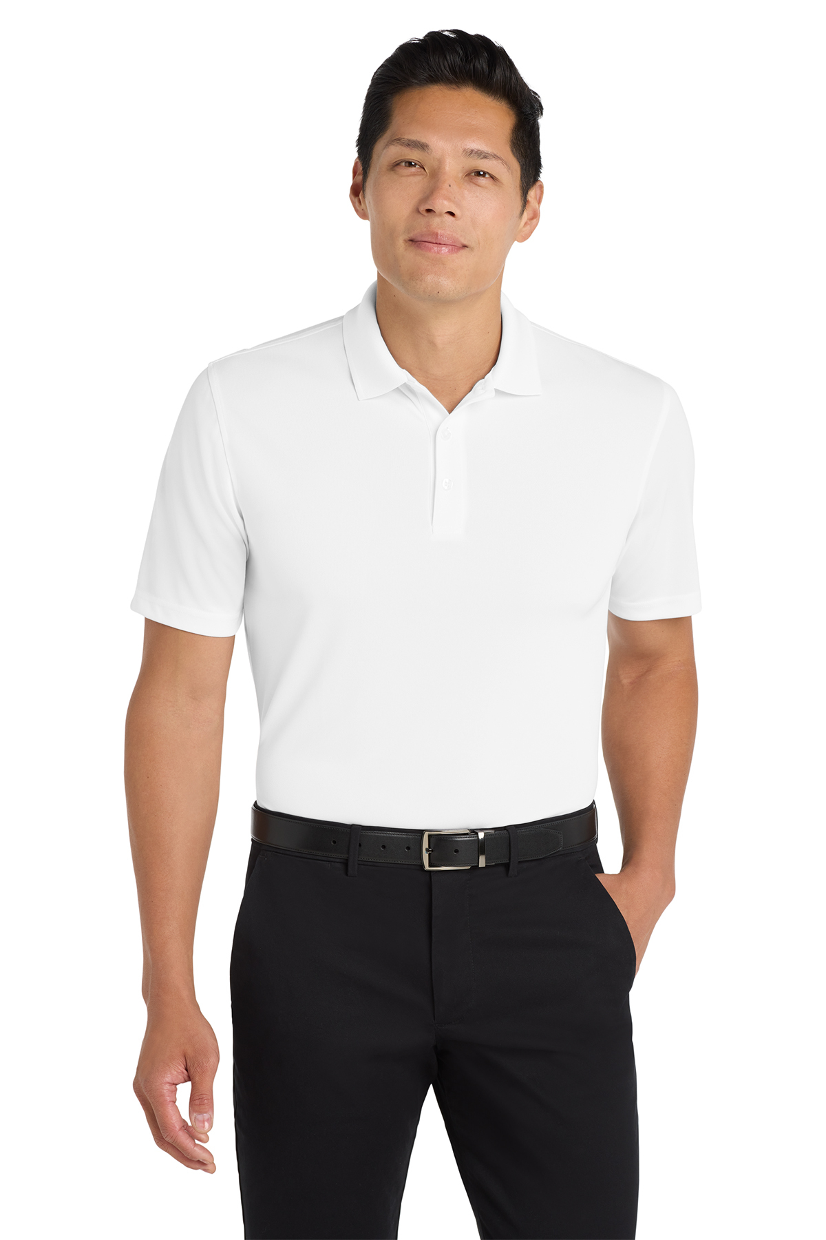 Port Authority Dry Zone Men Performance Polo - RCA (Performance Polo Youth - Adult - RCA: White - Men XS 32/34)