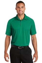Men's Personalized Crossover Raglan Polo by Port Authority. K575 (Size: Large, Color: Jewel Green)