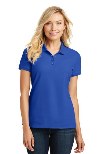 Port AuthorityÂ®Ladies Core Classic Pique Polo - SWCS Students, Staff and Parents (Size: XS - Size 2, Color: Royal Blue)