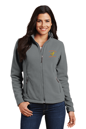 Port AuthorityÂ® Ladies Value Fleece Jacket - SWCS (Jacket Size: XS Size 2, School Colors: Grey)