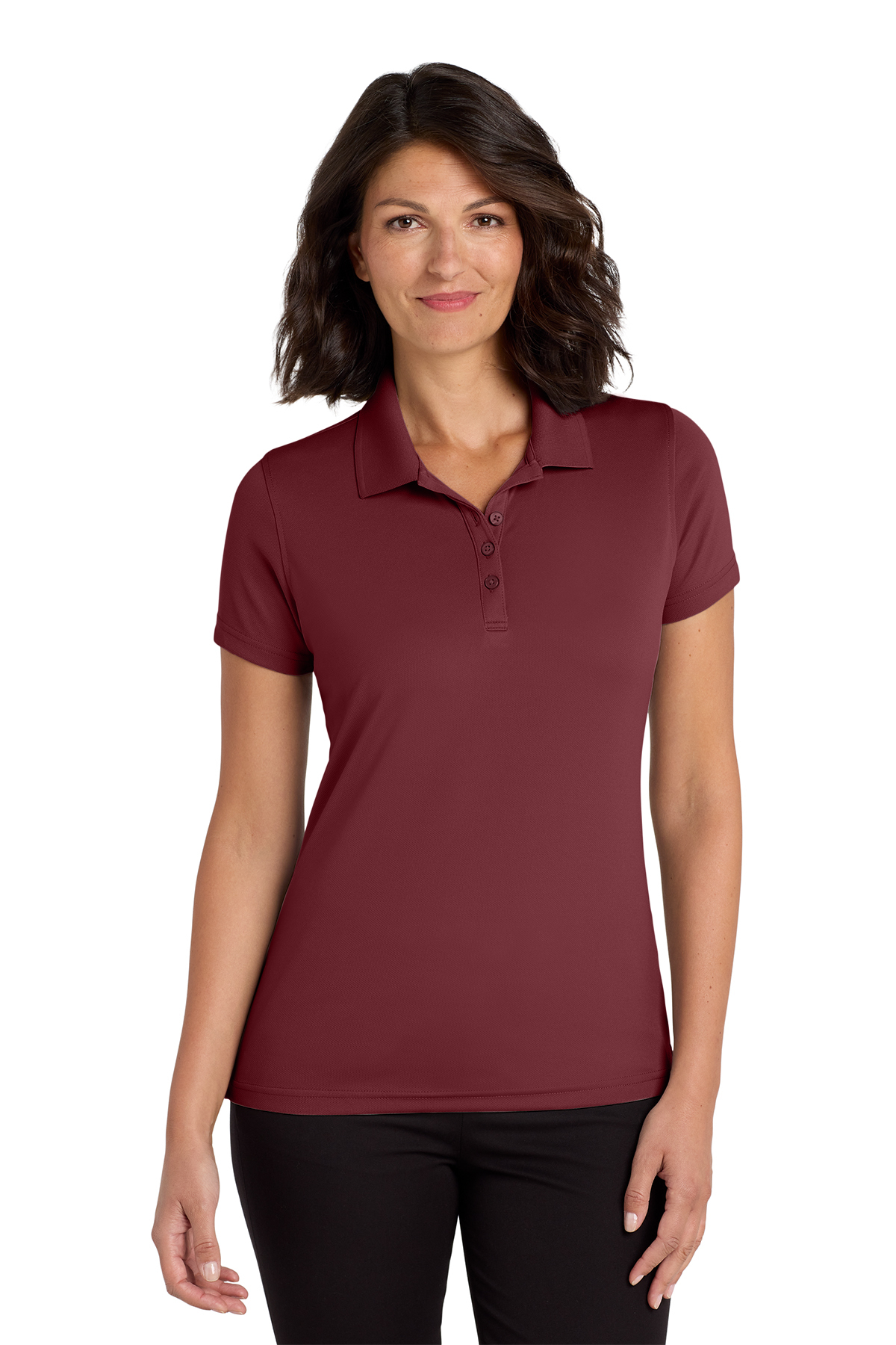 Port Authority Ladies Performance Polo - VCA (Ladies Performance Polo - VCA: Burgundy - XS 2)