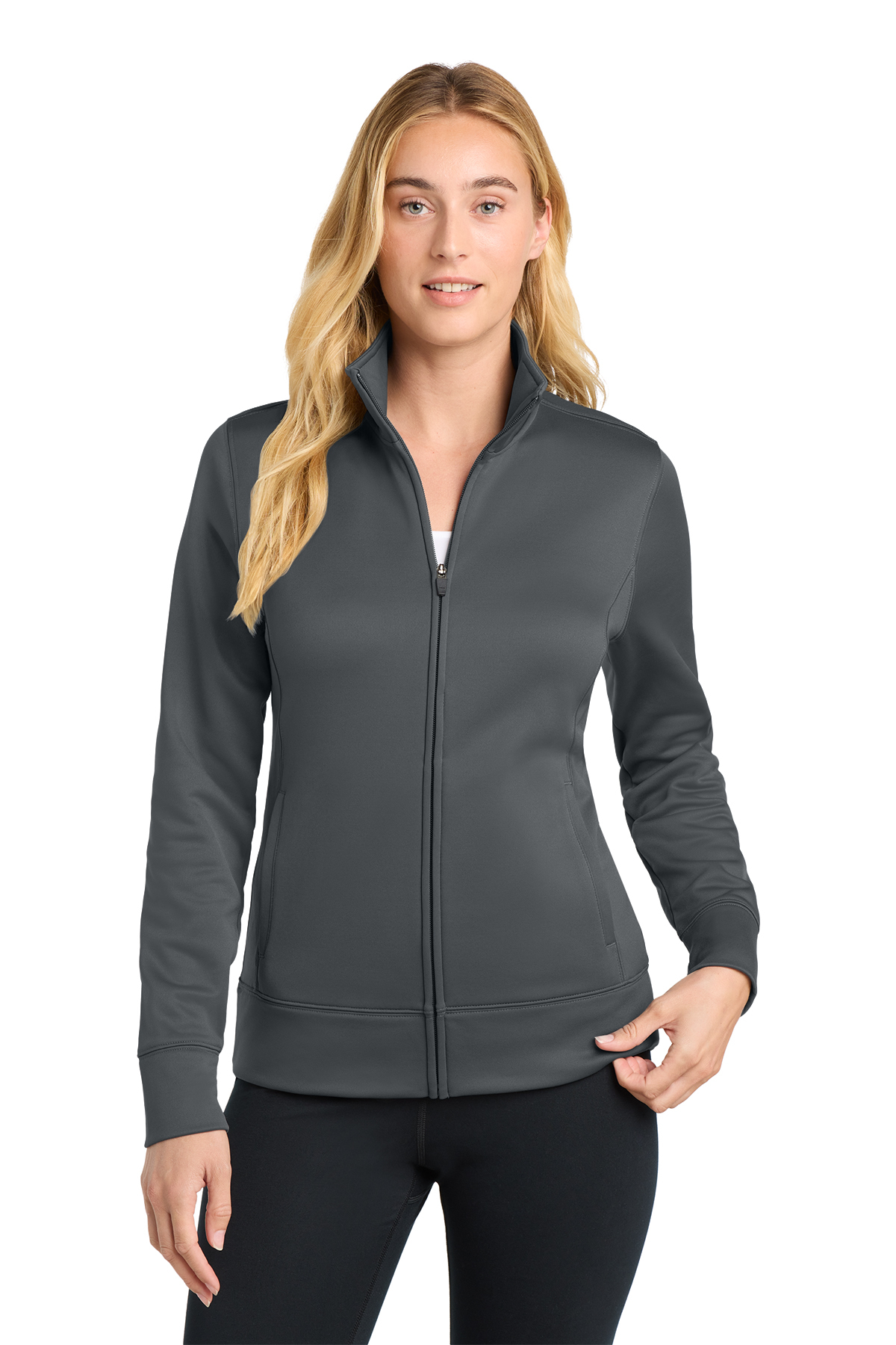 Sport-Tek Ladies Sport-Wick Jacket - RCA (Ladies Performance Jacket - RCA: Smoke Grey - XS 2)