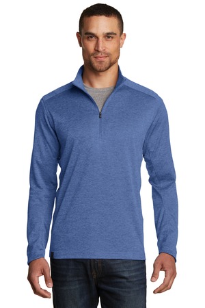 Men's Sweater Alternative Pixel 1/4-Zip by OGIO. OG202. (Size: Large, Color: Optic Blue)