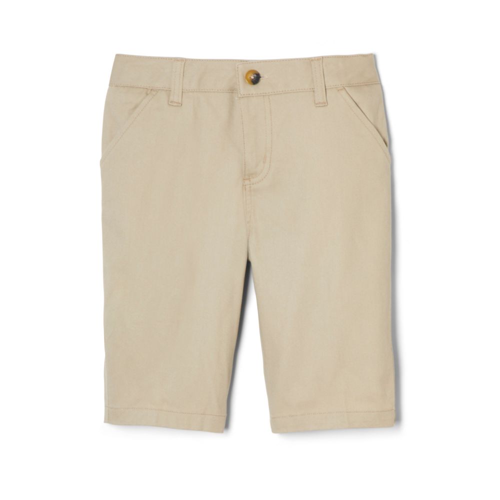 Boys Flat Front Uniform Short - FCA (Boy's French Toast Uniform Short - FCA: Khaki - 4T)