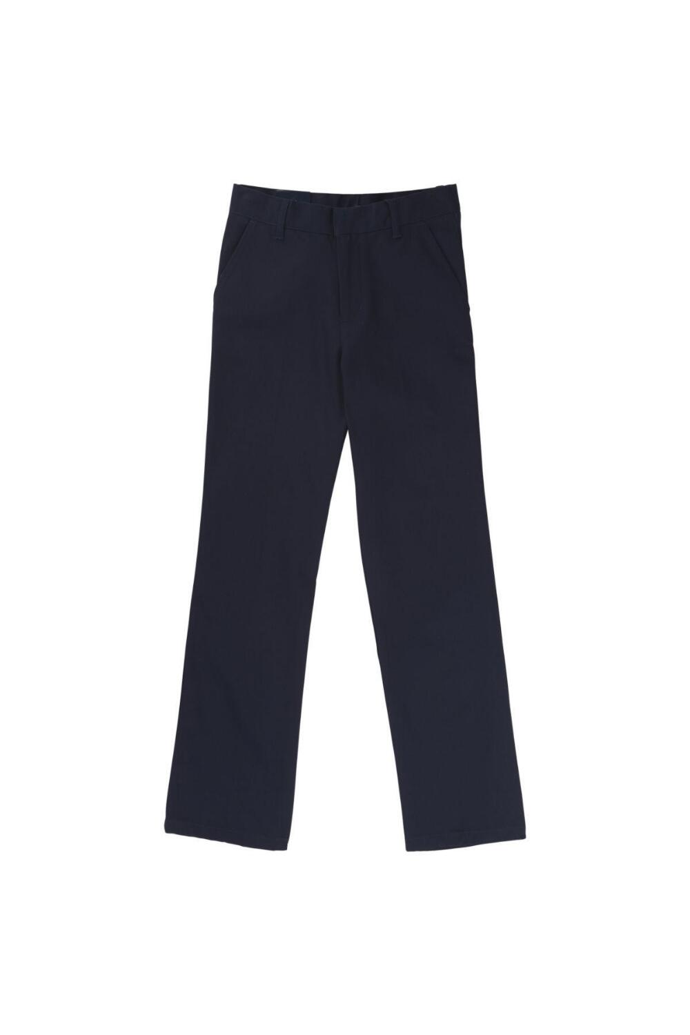 Boy's Adjustable Waist Double Knee Pant (Pant Color: Navy - YLS, Pant Size: Size 4)