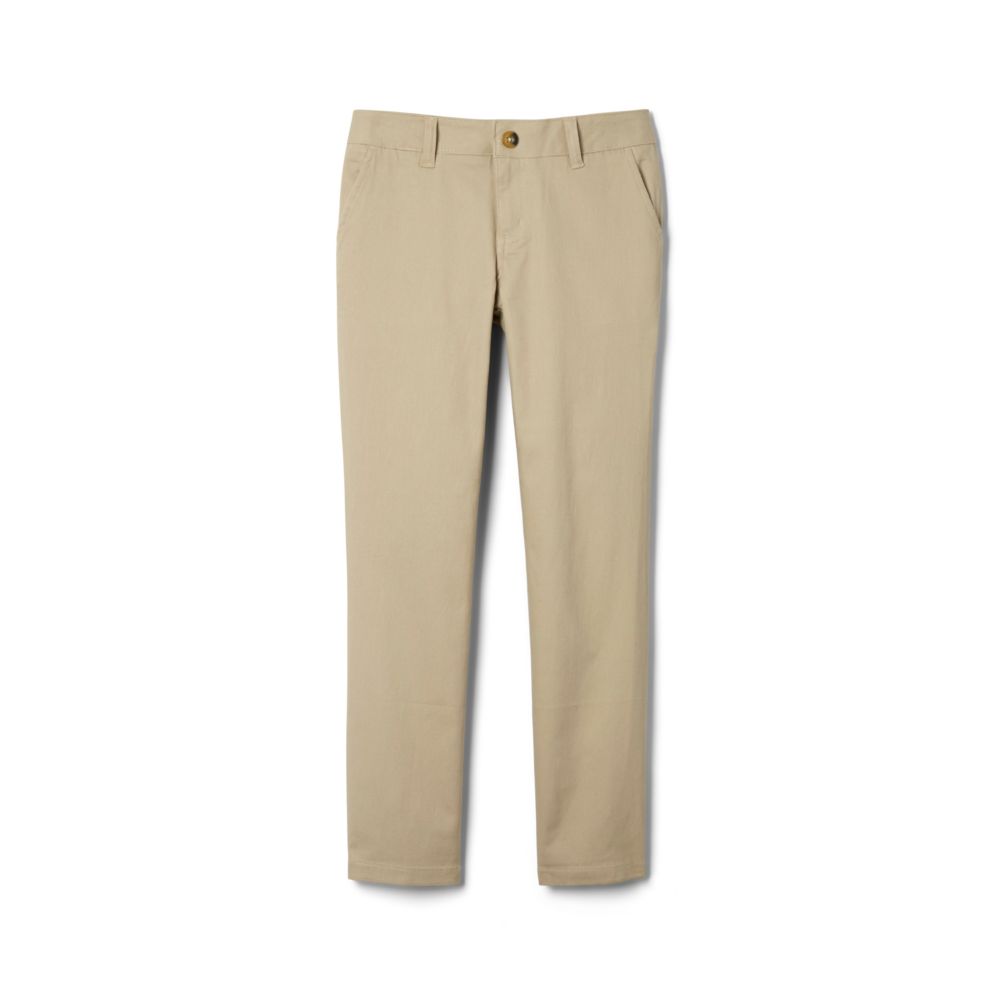French Toast Girl's Straight Leg Pant - RCA (Girl's Straight Leg Pant - RCA: Khaki - Size 4)