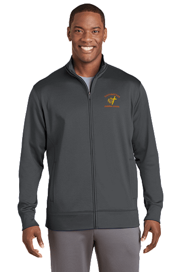 Sport-TekÂ® Sport-WickÂ® Men's Fleece Full-Zip Jacket - SWCS (Size: XS - Size 32/34, Color: Dark Smoke Grey)