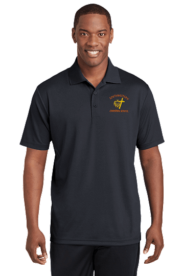 Sport-TekÂ® PosiChargeÂ® RacerMeshÂ® Polo - SWCS Student (Unisex), Staff & Parent (Men's) (Size: MD - Size 38/40, Color: Graphite Grey)