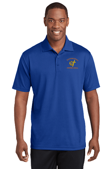 Sport-TekÂ® PosiChargeÂ® RacerMeshÂ® Polo - SWCS Student (Unisex), Staff & Parent (Men's) (Size: MD - Size 38/40, Color: True Royal)