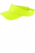 PosiCharge RacerMesh Visor by Sport-Tek. STC27. (Color: Neon Yellow)