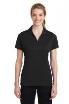 Sport-Tek RacerMesh Performance Polo - Ladies - Staff and Parents with SWCS Logo (Size: XS - Size 2, Color: Black)