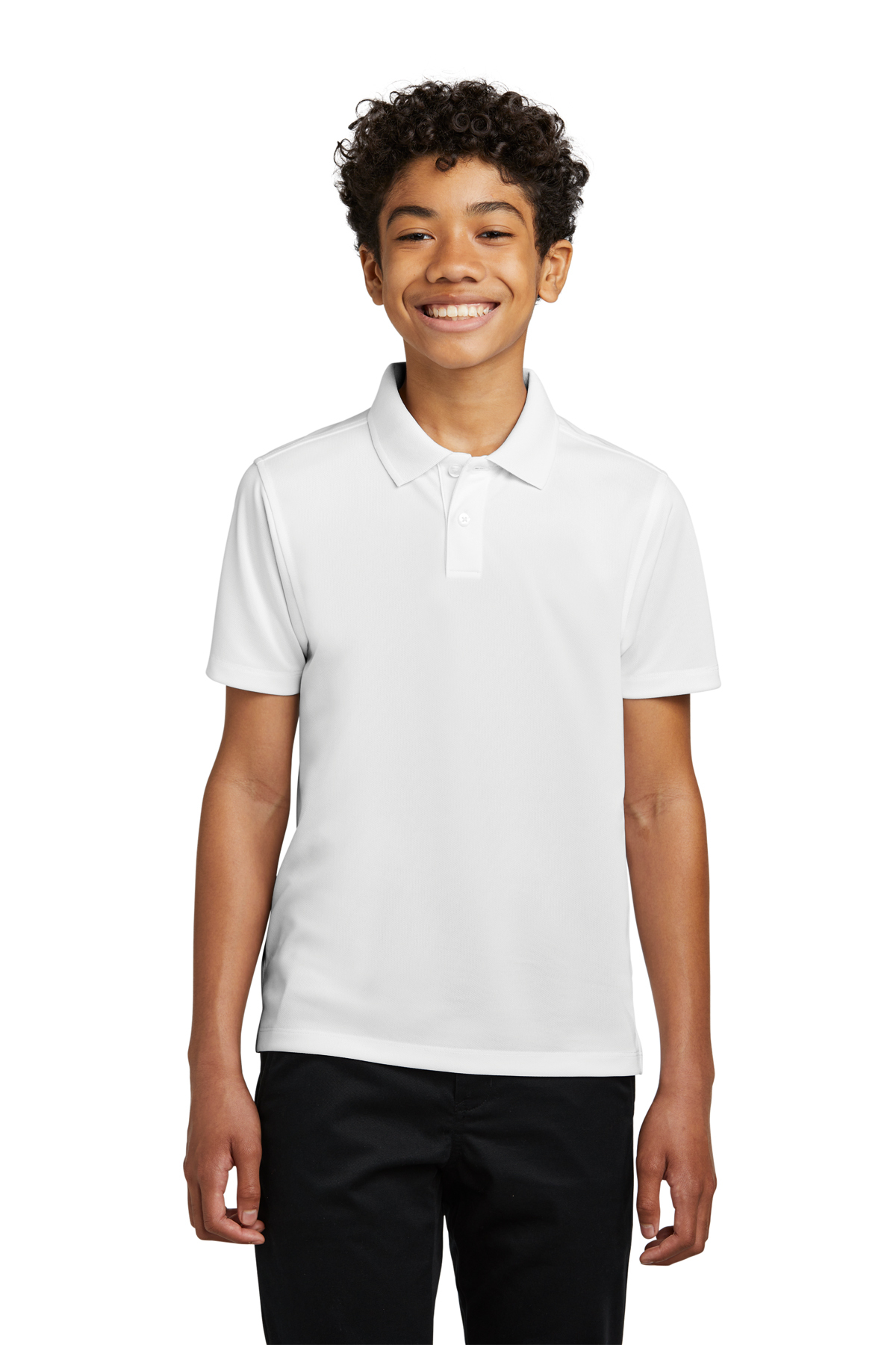Port Authority Youth Performance Polo - RCA (Performance Polo - Youth (Unisex): White - YXS 4)