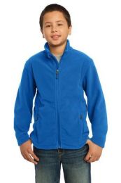 Youth Soft, Light-Weight Fleece Jacket. Y217. (Size: Small, Color: True Royal)
