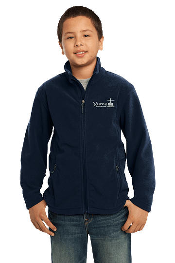 Port AuthorityÂ® Youth Value Fleece Jacket - YLS (Jacket Size: YXS Size 4, School Colors: Navy)