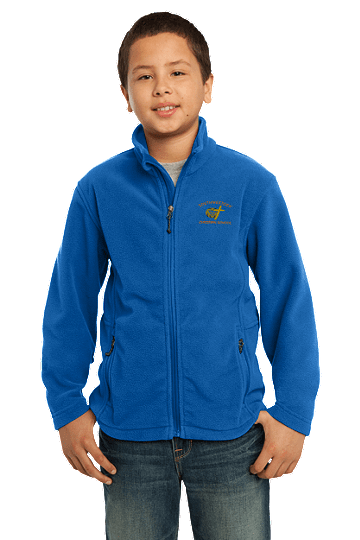 Port AuthorityÂ® Youth Value Fleece Jacket - SWCS (Size: XS - Size 4, Color: True Royal)