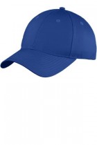 Youth Customized Six-Panel Unstructured Twill Cap by Port & Company. YC914. (Color: Royal)